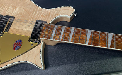 NEW! Rickenbacker 660/12 Maple Glo MG - Only 7.25 lbs - Authorized Dealer - G07397
