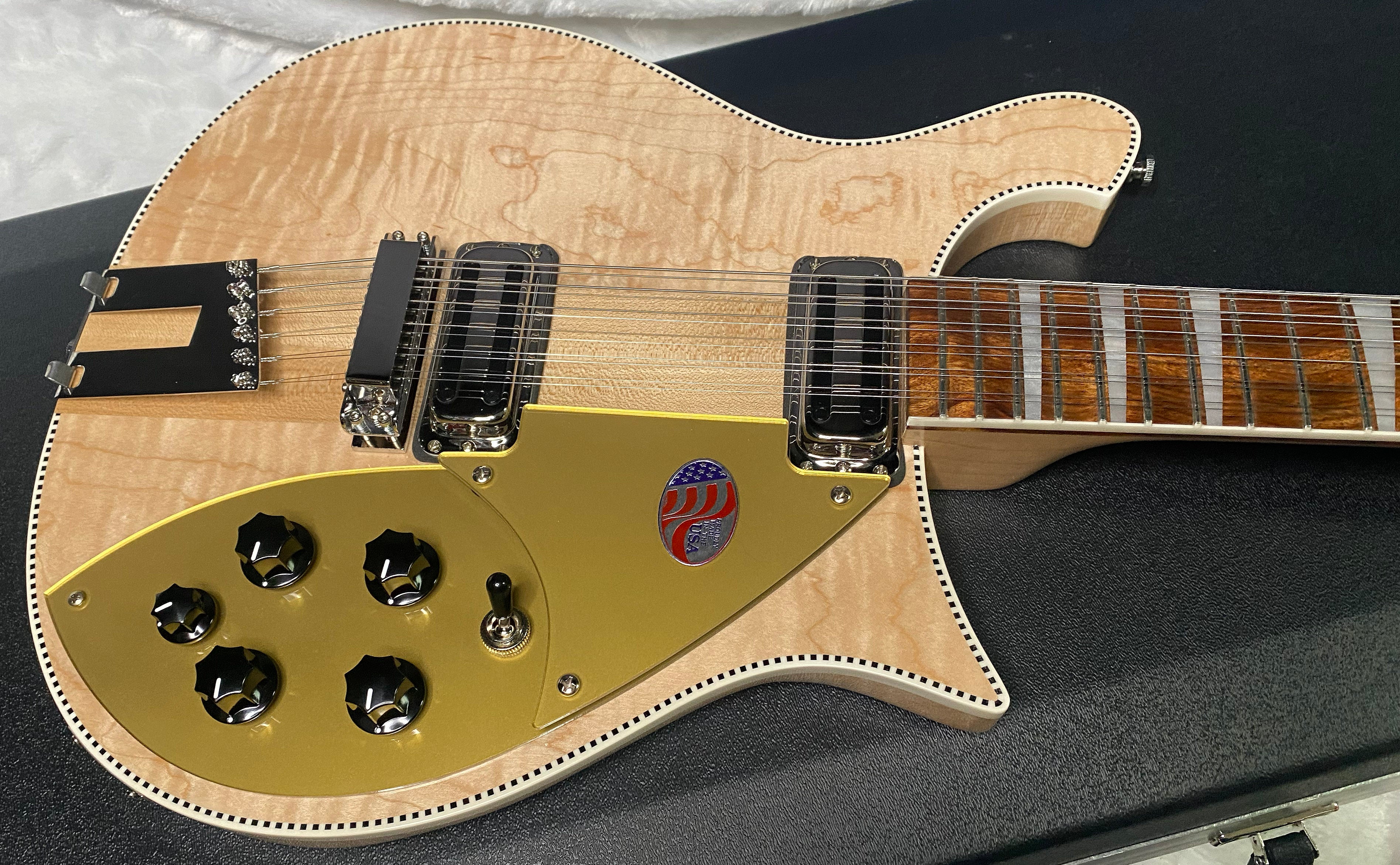 NEW! Rickenbacker 660/12 Maple Glo MG - Only 7.25 lbs - Authorized Dealer - G07397