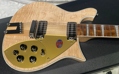 NEW! Rickenbacker 660/12 Maple Glo MG - Only 7.25 lbs - Authorized Dealer - G07397