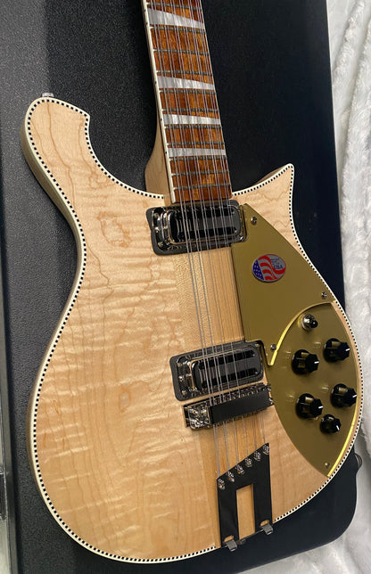 NEW! Rickenbacker 660/12 Maple Glo MG - Only 7.25 lbs - Authorized Dealer - G07397