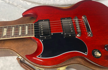 NEW ! Gibson SG Standard '61 Stop Bar Left Handed - Vintage Cherry - 6.35 lbs - Authorized Dealer - G07392