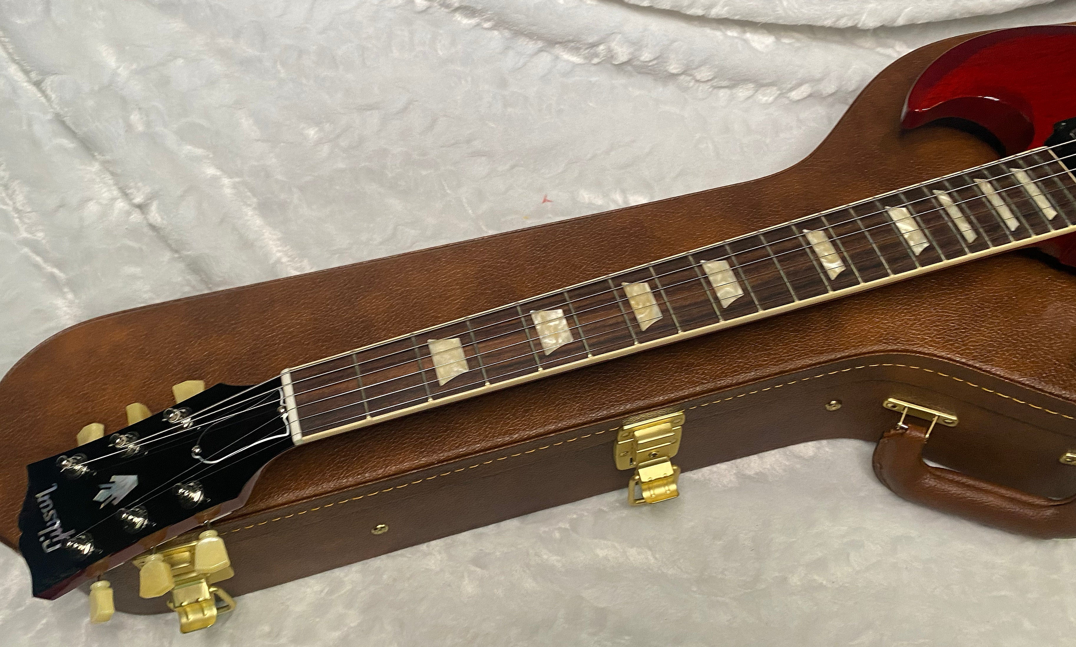 NEW ! Gibson SG Standard '61 Stop Bar Left Handed - Vintage Cherry - 6.35 lbs - Authorized Dealer - G07392