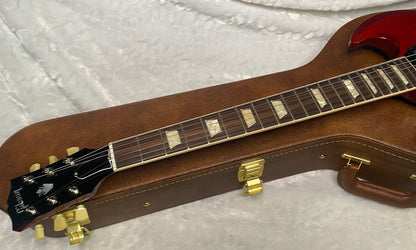 NEW ! Gibson SG Standard '61 Stop Bar Left Handed - Vintage Cherry - 6.35 lbs - Authorized Dealer - G07392