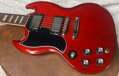 NEW ! Gibson SG Standard '61 Stop Bar Left Handed - Vintage Cherry - 6.35 lbs - Authorized Dealer - G07392