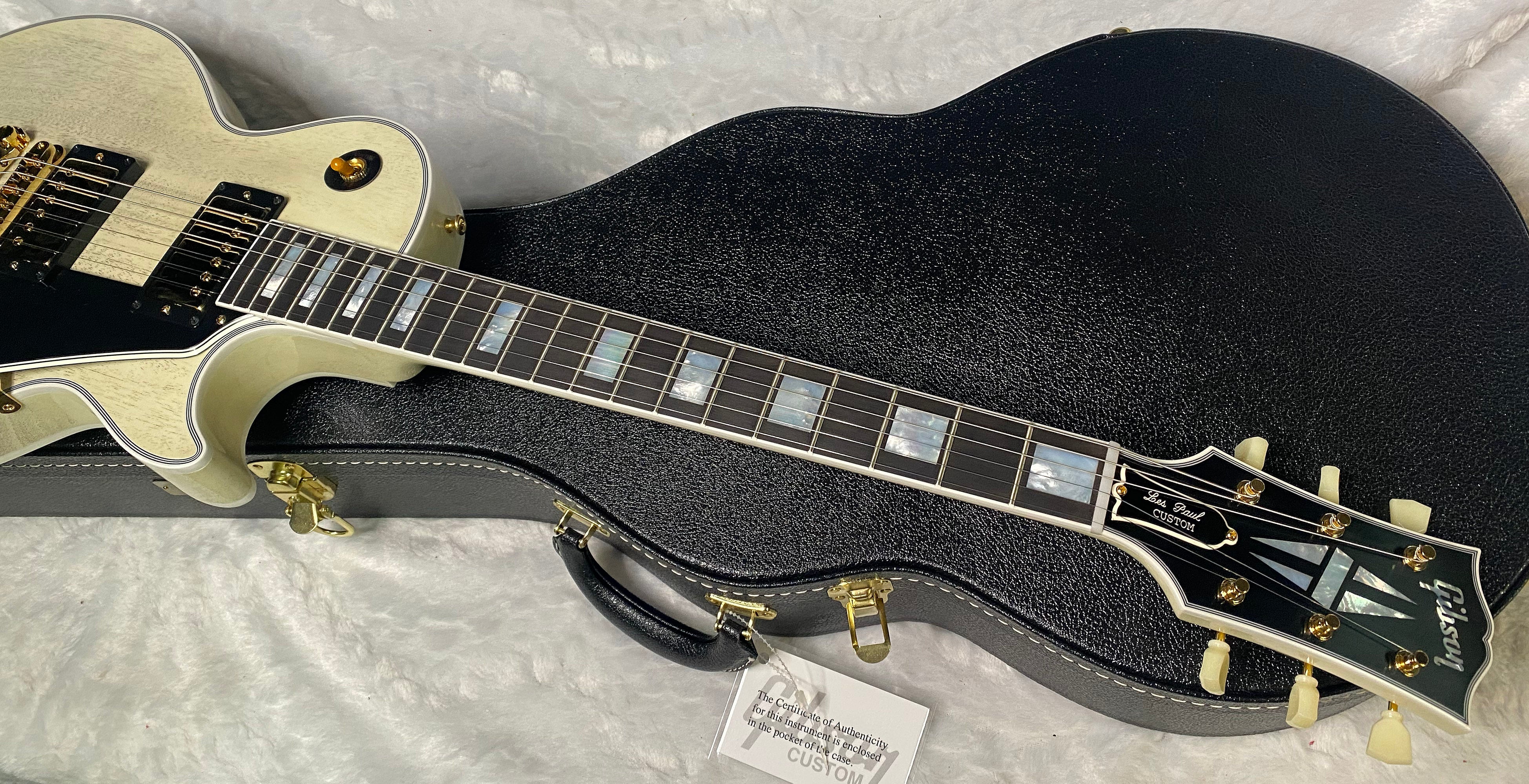 NEW! Gibson Les Paul Custom 1957 Reissue VOS - Custom Ordered in TV White - Custom Shop - ONLY 8.5 lbs - Authorized Dealer - G06741