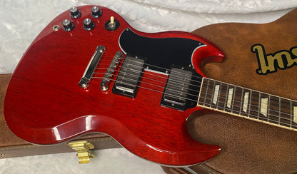 NEW ! Gibson SG Standard '61 Stop Bar Left Handed - Vintage Cherry - 6.35 lbs - Authorized Dealer - G07392