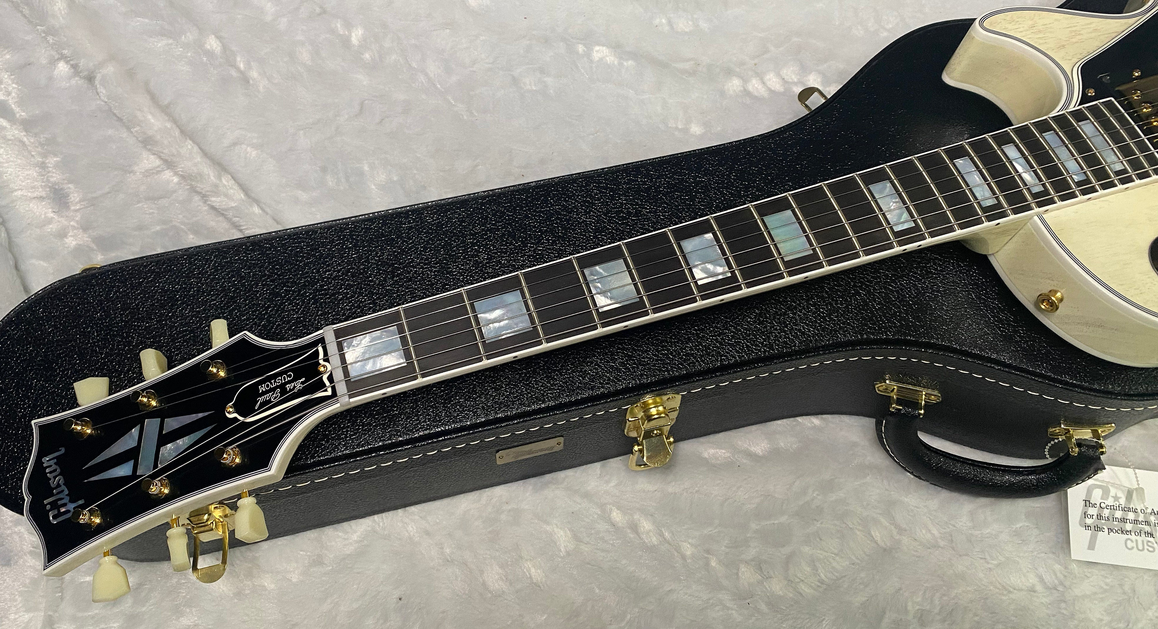 NEW! Gibson Les Paul Custom 1957 Reissue VOS - Custom Ordered in TV White - Custom Shop - ONLY 8.5 lbs - Authorized Dealer - G06741