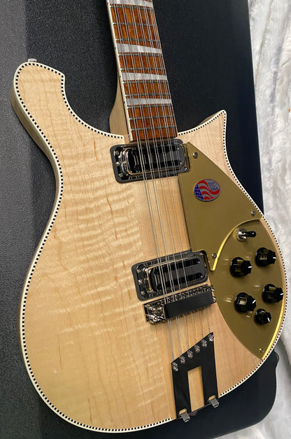 NEW! Rickenbacker 660/12 Maple Glo MG - Only 7.2 lbs - Authorized Dealer - G07402