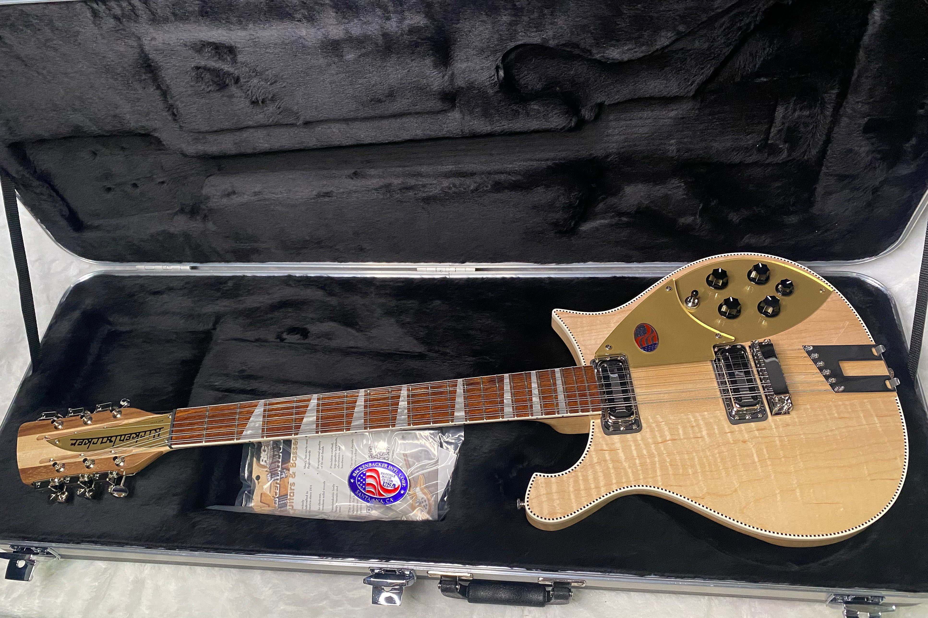 NEW! Rickenbacker 660/12 Maple Glo MG - Only 7.2 lbs - Authorized Dealer - G07402