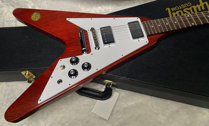 NEW! Gibson Custom 1971 Flying V Medallion Reissue Electric Guitar - Medallion Cherry - Authorized Dealer - Ultra RARE! Dealer Select - 6.45 lbs - G07412