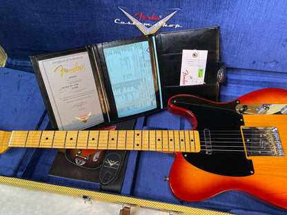 NEW! Fender '54 Limited Edition Telecaster - Handwound PU's - Time Capsule - TCP - Custom Shop - Authorized Dealer - Aged Cherry Sunburst - 7.2lbs - G05907