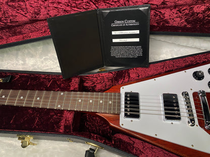 NEW! Gibson Custom 1971 Flying V Medallion Reissue Electric Guitar - Medallion Cherry - Authorized Dealer - Ultra RARE! Dealer Select - 6.45 lbs - G07412