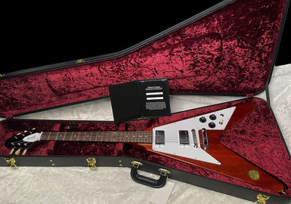 NEW! Gibson Custom 1971 Flying V Medallion Reissue Electric Guitar - Medallion Cherry - Authorized Dealer - Ultra RARE! Dealer Select - 6.45 lbs - G07412