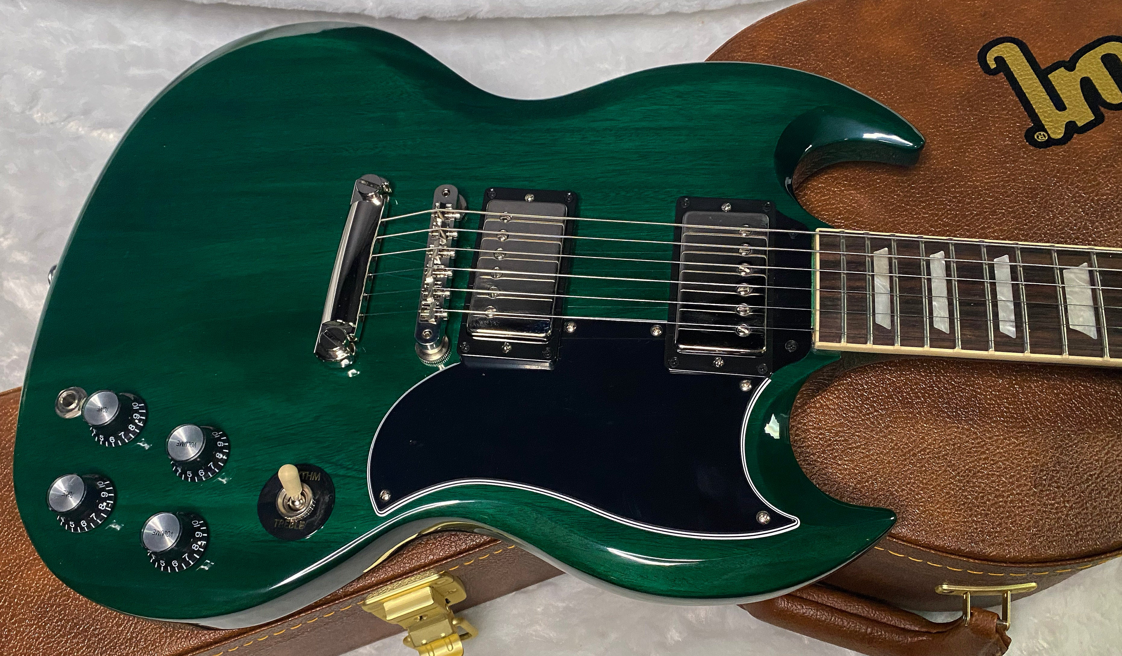 NEW! Gibson SG Standard '61 Stoptail - Translucent Teal - ONLY 6 lbs - Authorized Dealer - G07406