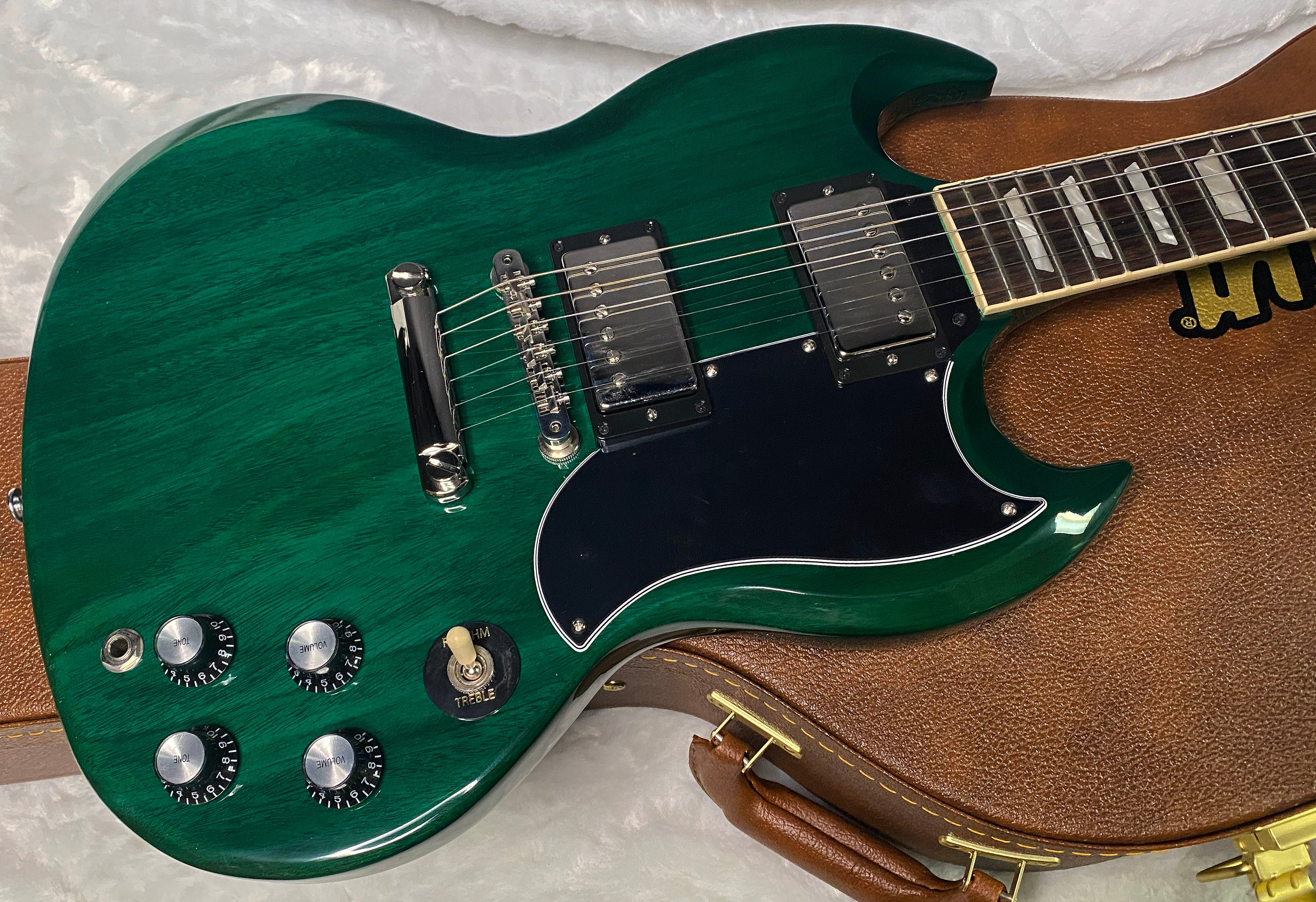 NEW! Gibson SG Standard '61 Stoptail - Translucent Teal - ONLY 6 lbs - Authorized Dealer - G07406
