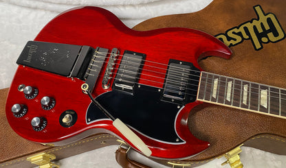 NEW! Gibson SG Standard '61 Maestro Vibrola Vintage Cherry - 7.45 lbs - Authorized Dealer! G07405