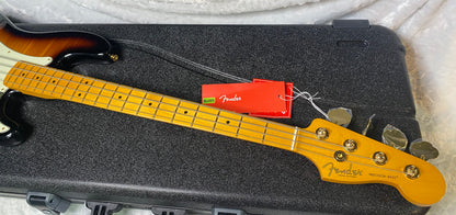 NEW! Fender 75th Anniversary American Professional PJ Bass - 2-Color Sunburst - Flame Top - 9.3lbs - Authorized Dealer - G06680