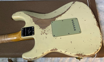 NEW! Fender Custom Shop 62 Heavy Relic Stratocaster - Vintage White - Authorized Dealer - Modern Spec - Handwound Pick Ups - 7.8 lbs - G05908