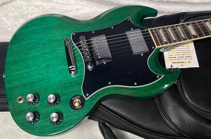 NEW! Gibson SG Standard '61 Stoptail - Translucent Teal - 6.75 lbs - Authorized Dealer - G07409