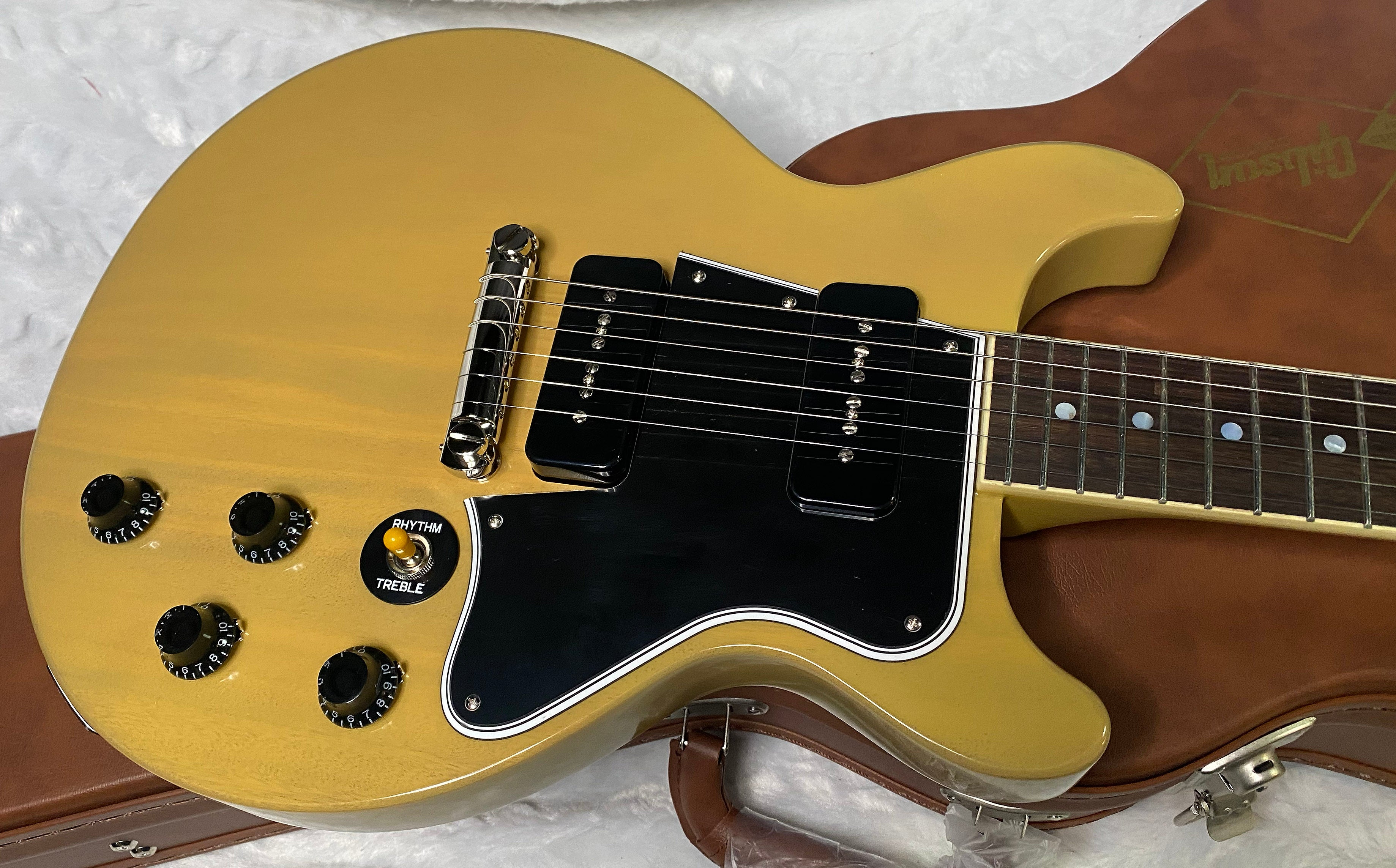 NEW Epiphone Inspired by Gibson 1960 Les Paul Special Double Cut Reissue Electric Guitar - TV Yellow - 9.3lbs - Authorized Dealer - G06749