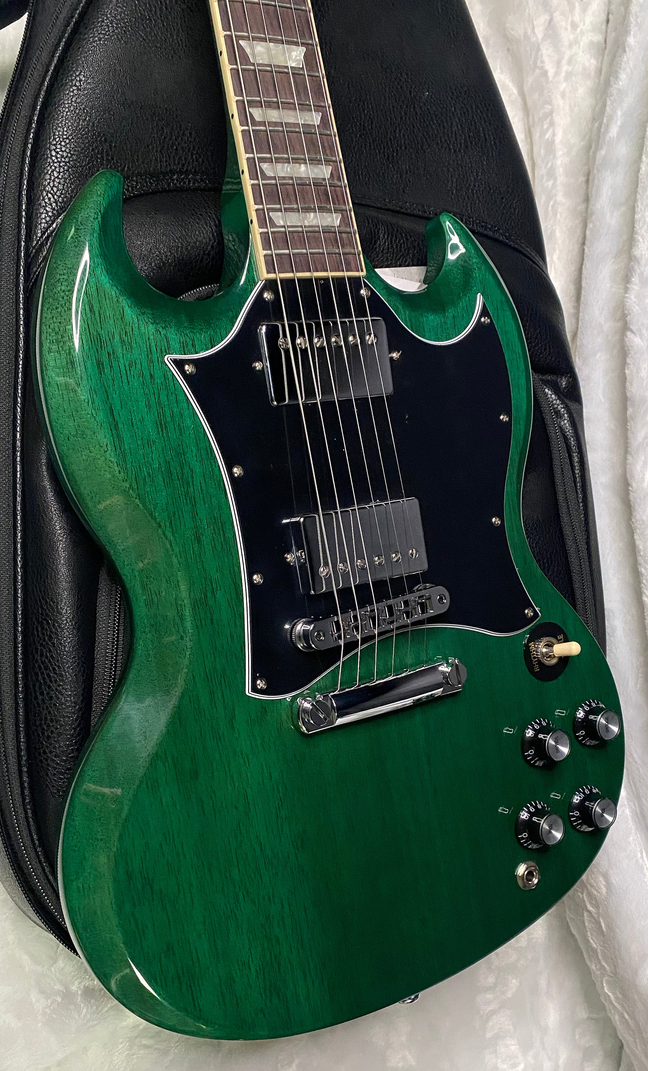NEW! Gibson SG Standard '61 Stoptail - Translucent Teal - 6.75 lbs - Authorized Dealer - G07409