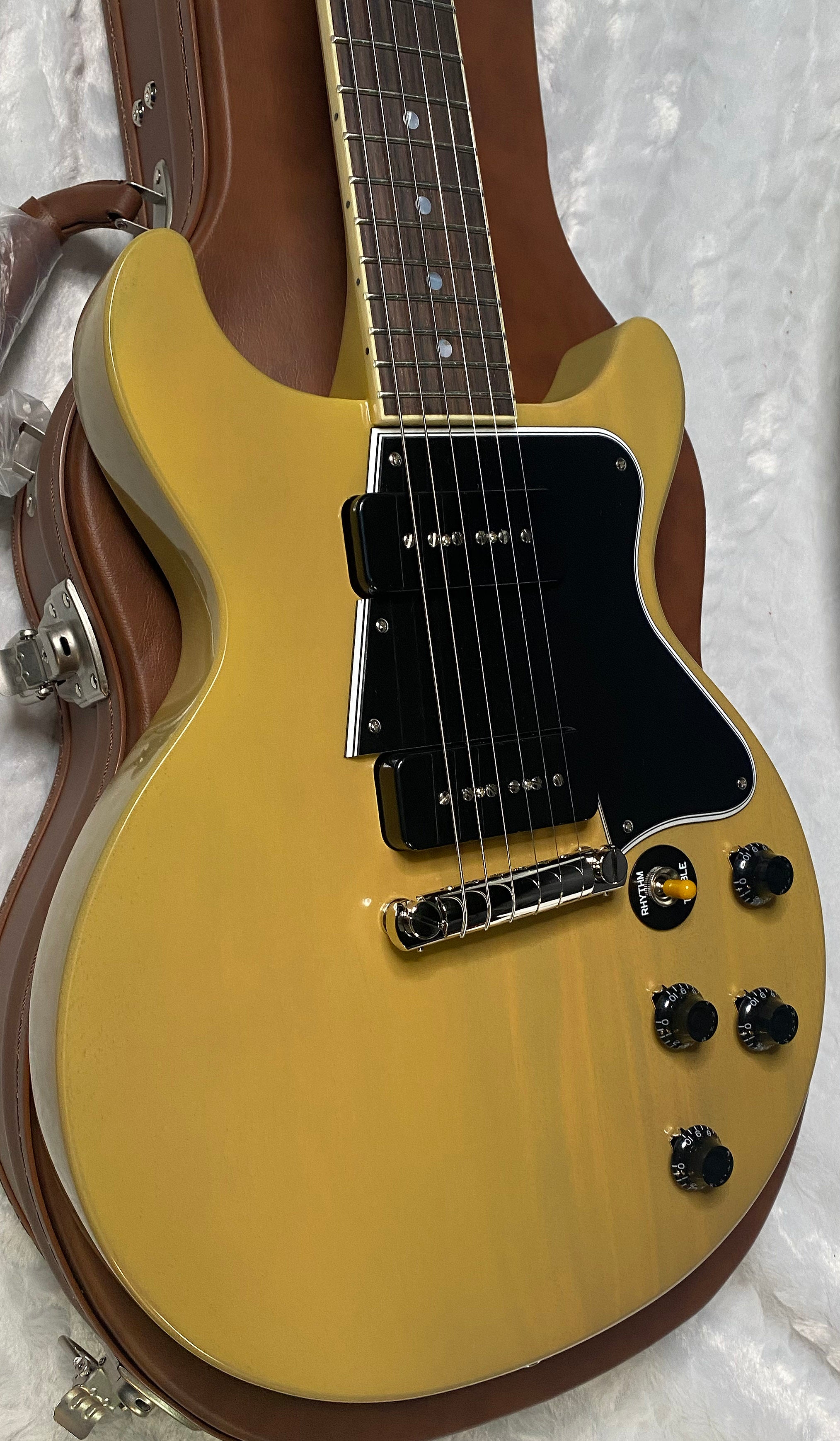 NEW Epiphone Inspired by Gibson 1960 Les Paul Special Double Cut Reissue Electric Guitar - TV Yellow - 9.3lbs - Authorized Dealer - G06749
