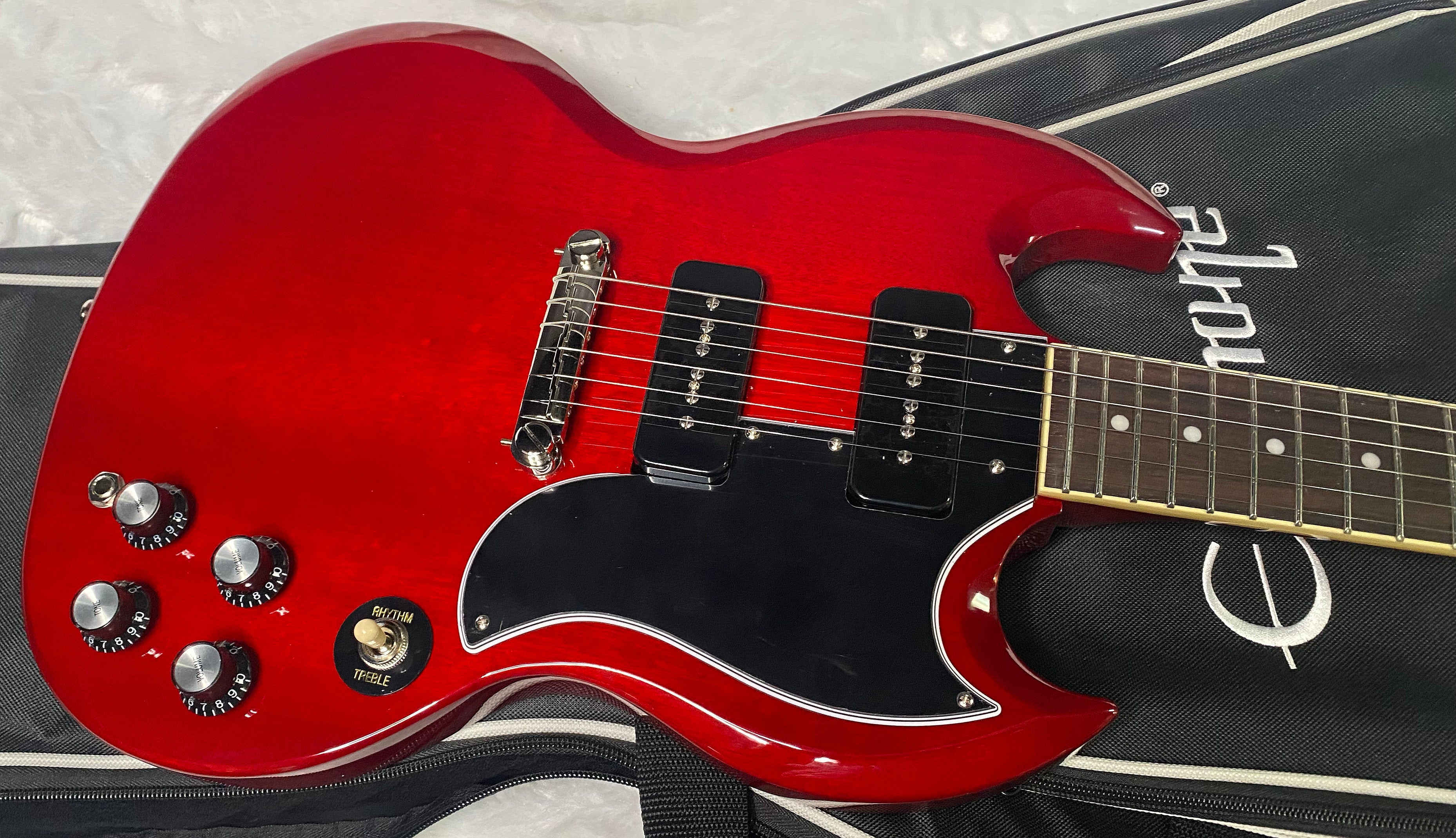 NEW! Epiphone SG Special P-90 Electric Guitar - Cherry Red - 6.9lbs - Gig Bag - Authorized Dealers - G06691