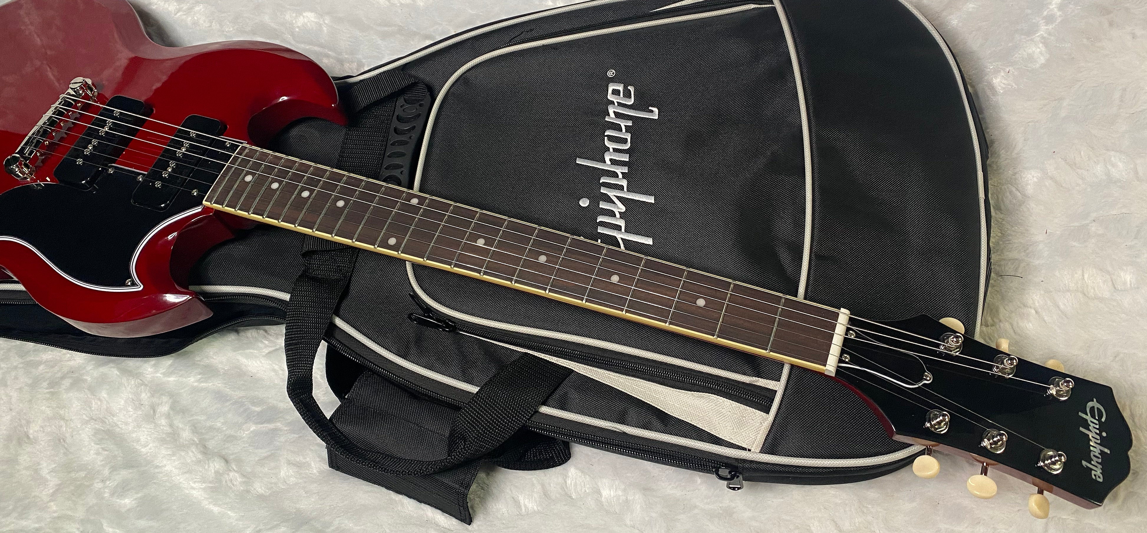 NEW! Epiphone SG Special P-90 Electric Guitar - Cherry Red - 6.9lbs - Gig Bag - Authorized Dealers - G06691