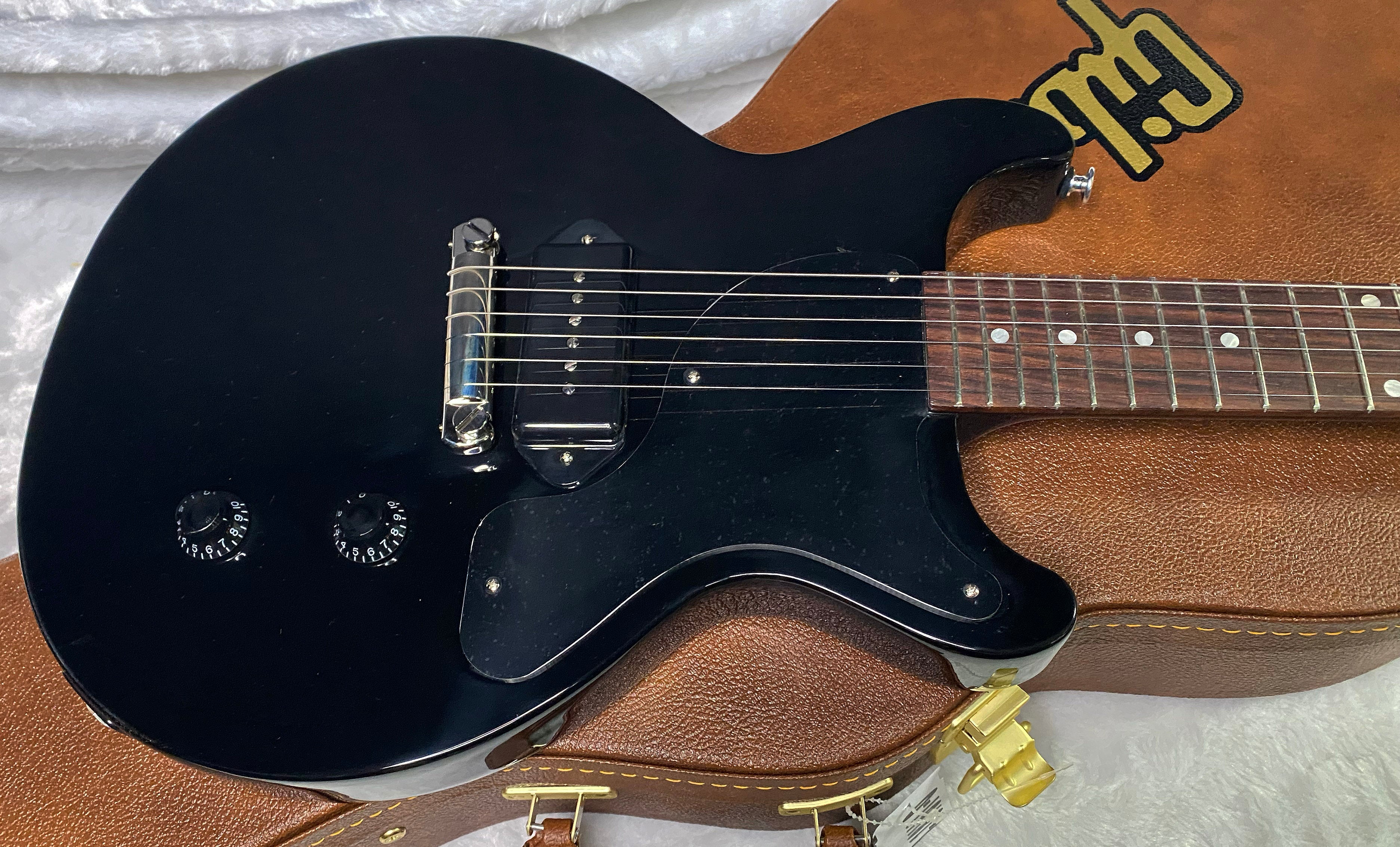 NEW! Gibson Les Paul Junior DC Double Cut - Ebony Finish - Authorized Dealer - Only 6.9lbs - G07277