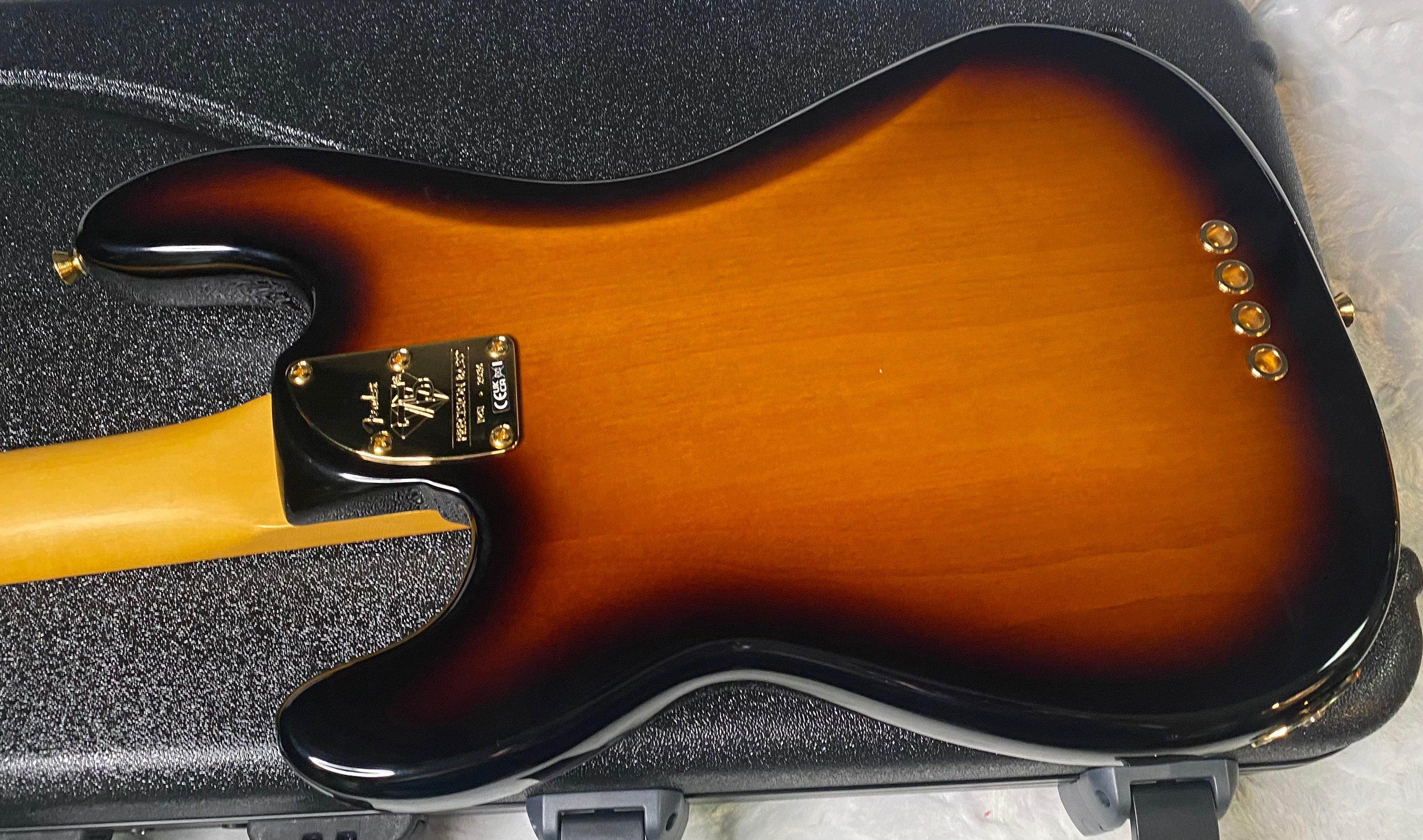NEW! Fender 75th Anniversary American Professional PJ Bass - 2-Color Sunburst - Flame Top - 9.1 lbs - Authorized Dealer - G06681