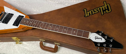 NEW! Gibson '70s Flying V - Antique Natural - Only 6.9 lbs - Original Case - Authorized Dealer - G07360