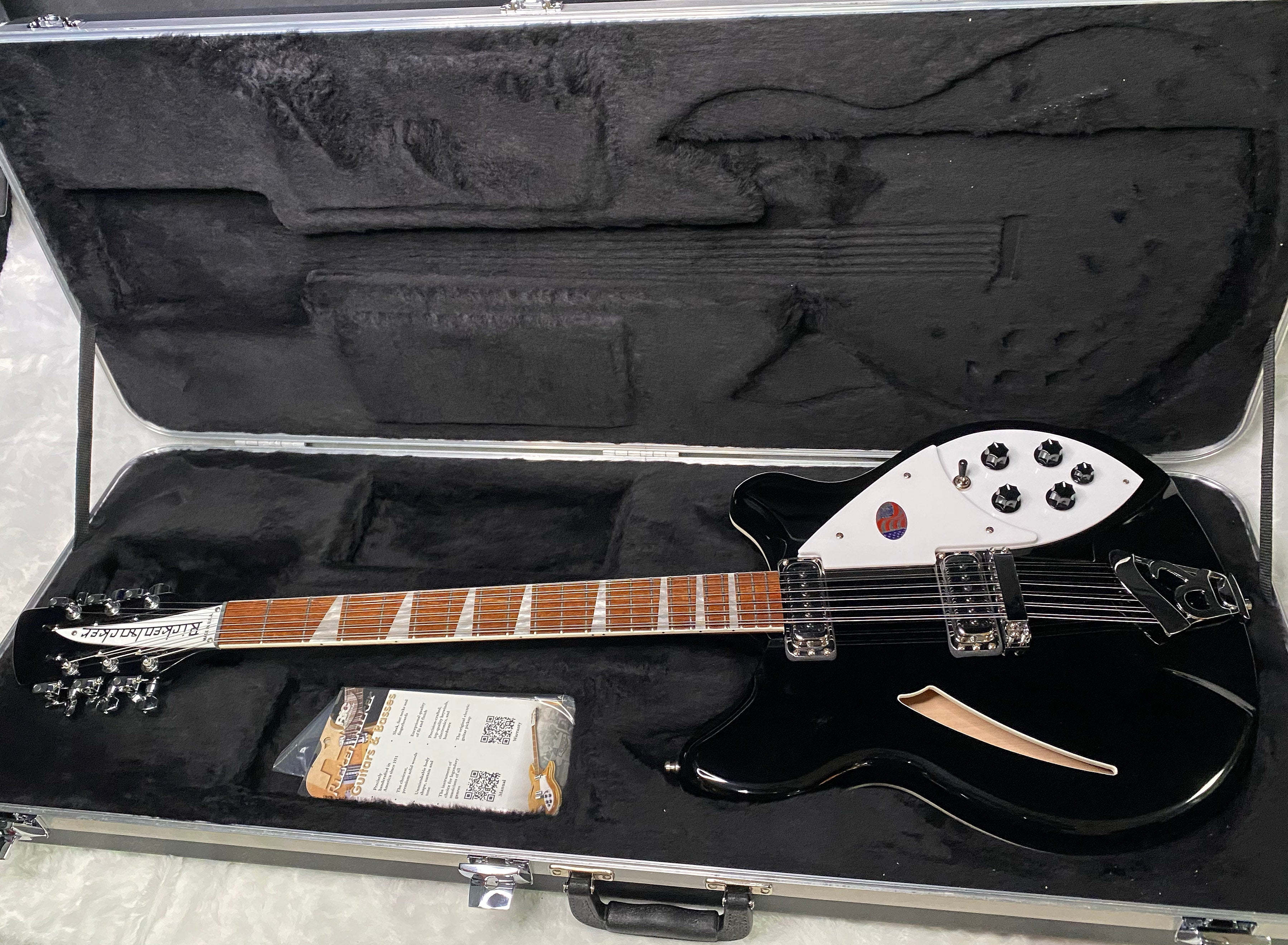 NEW! Rickenbacker 360/12 JG Jet Glo Jetglo 12-String - Authorized Dealer - 8.2 lbs - G07366