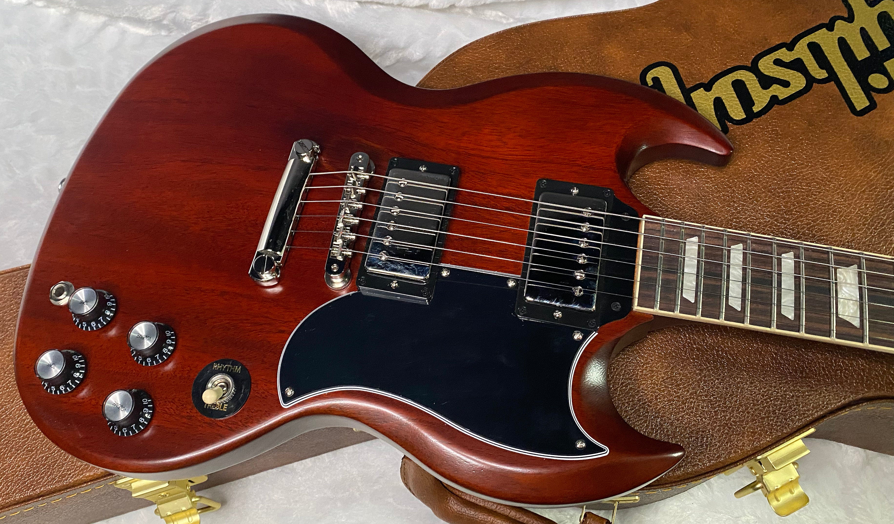 NEW ! Gibson SG Standard '61 Stop Bar - Faded Vintage Cherry - Only 6.1lbs - Authorized Dealer - G07391