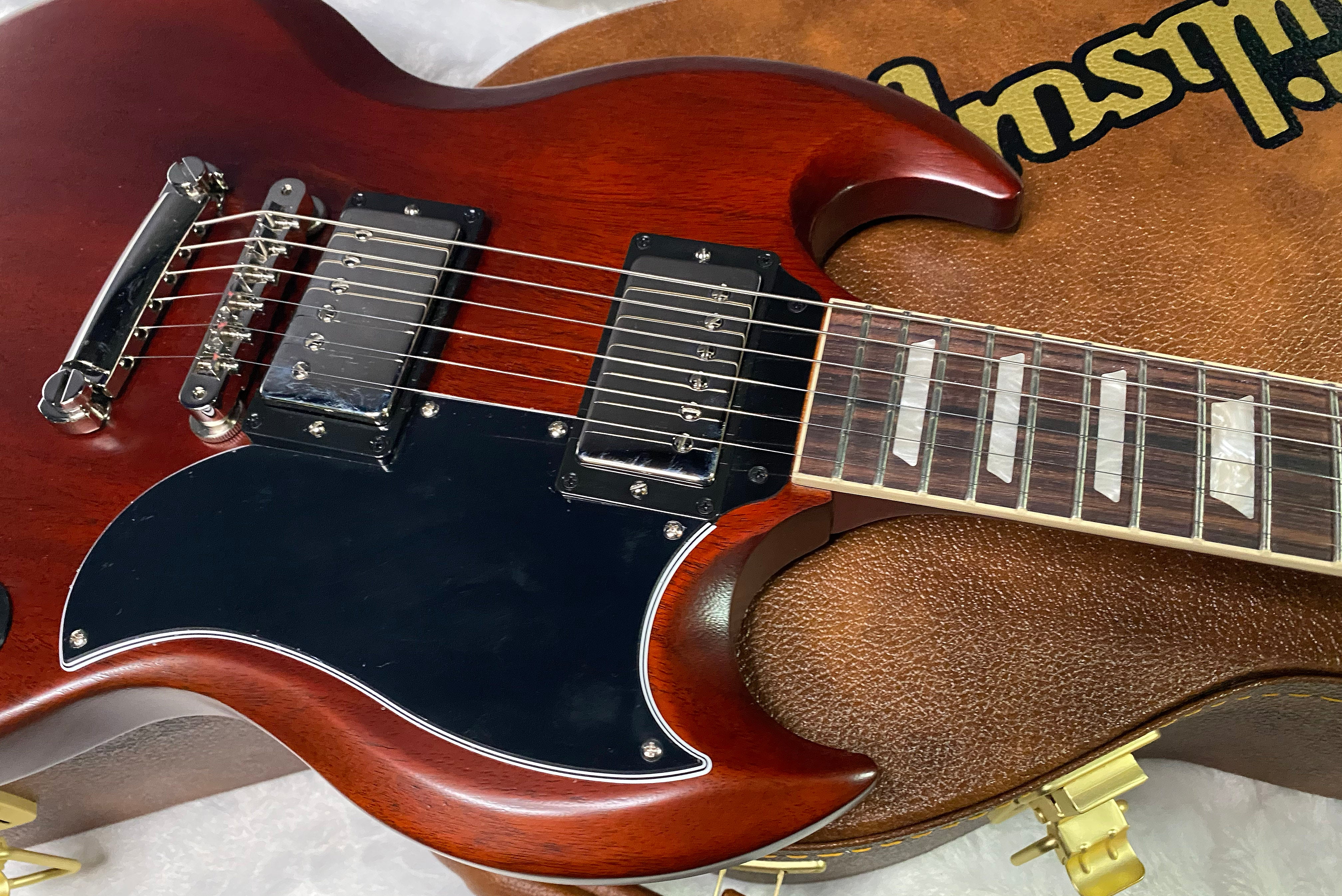 NEW ! Gibson SG Standard '61 Stop Bar - Faded Vintage Cherry - Only 6.1lbs - Authorized Dealer - G07391