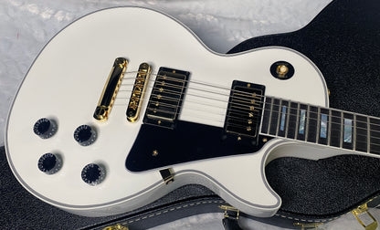 NEW! Gibson Les Paul Custom - Alpine White - Ebony Board - Authorized Dealer - 10lbs - G06473