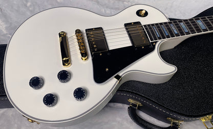 NEW! Gibson Les Paul Custom - Alpine White - Ebony Board - Authorized Dealer - 10lbs - G06473