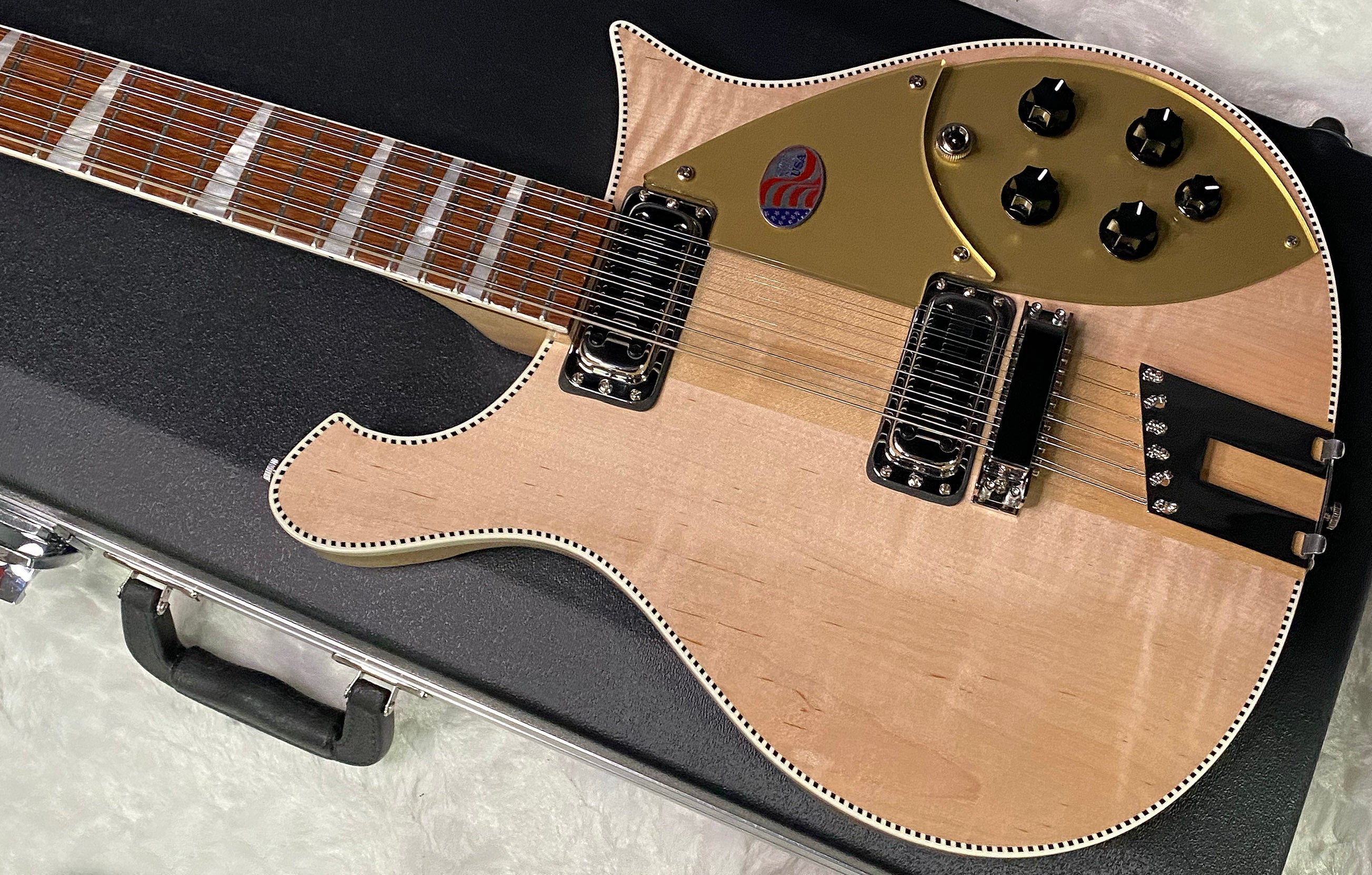 NEW! Rickenbacker 660/12 Maple Glo MG - Only 7.5 lbs - Authorized Dealer - G07399