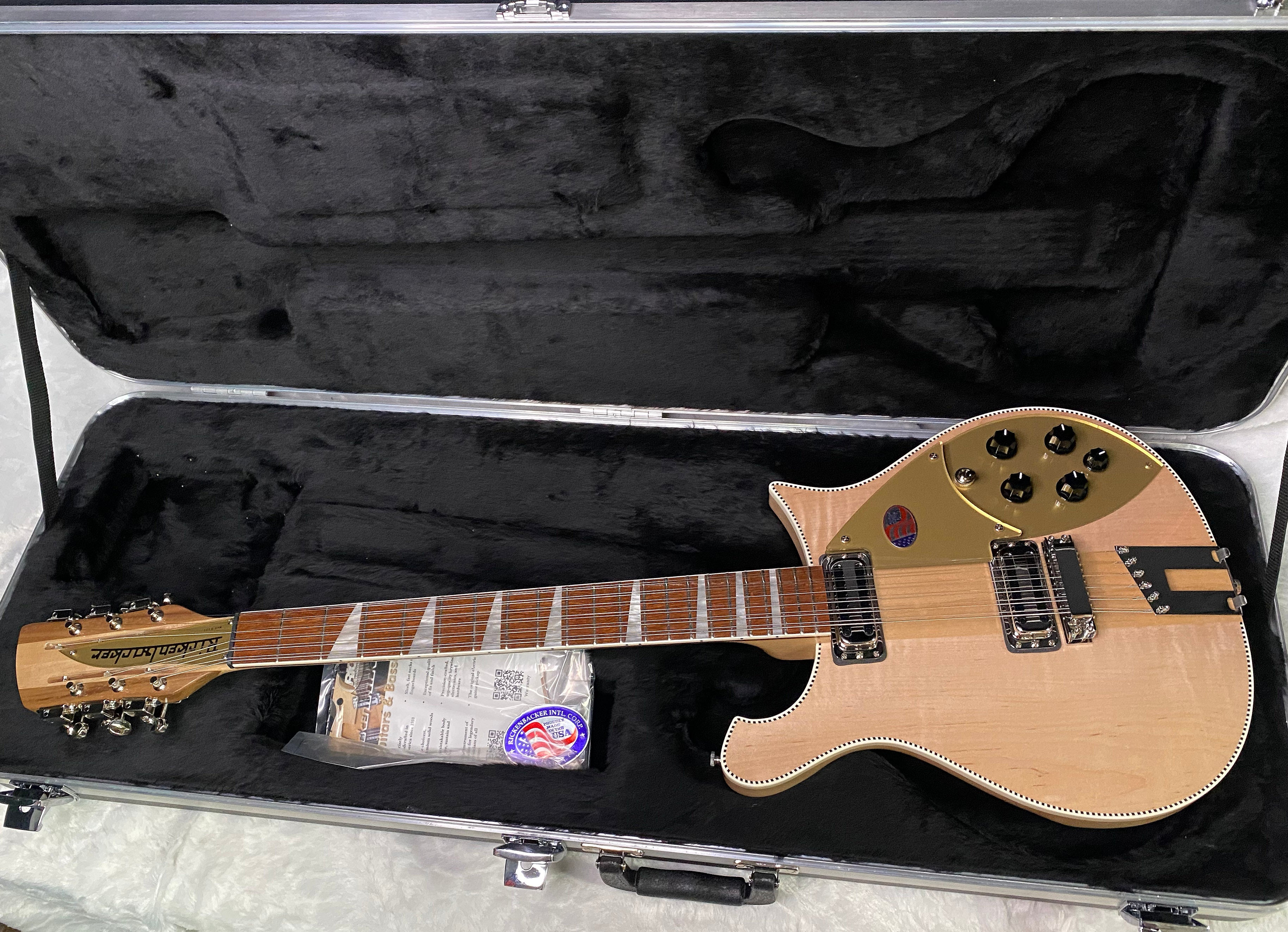 NEW! Rickenbacker 660/12 Maple Glo MG - Only 7.5 lbs - Authorized Dealer - G07399