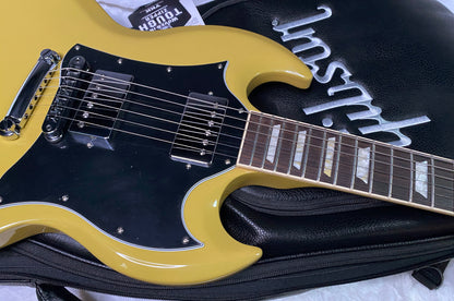 NEW ! Gibson SG Standard TV Yellow Finish - Original Gibson Leather Gig Bag - Authorized Dealer - Only 6.5 lbs - G07324