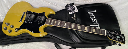 NEW ! Gibson SG Standard TV Yellow Finish - Original Gibson Leather Gig Bag - Authorized Dealer - Only 6.5 lbs - G07324