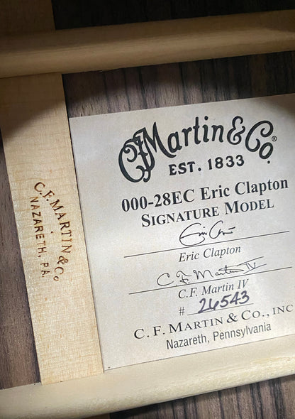 NEW! Martin 00028EC Eric Clapton Signature - Sunburst Finish - Authorized Dealer - 4.1lbs - G06780