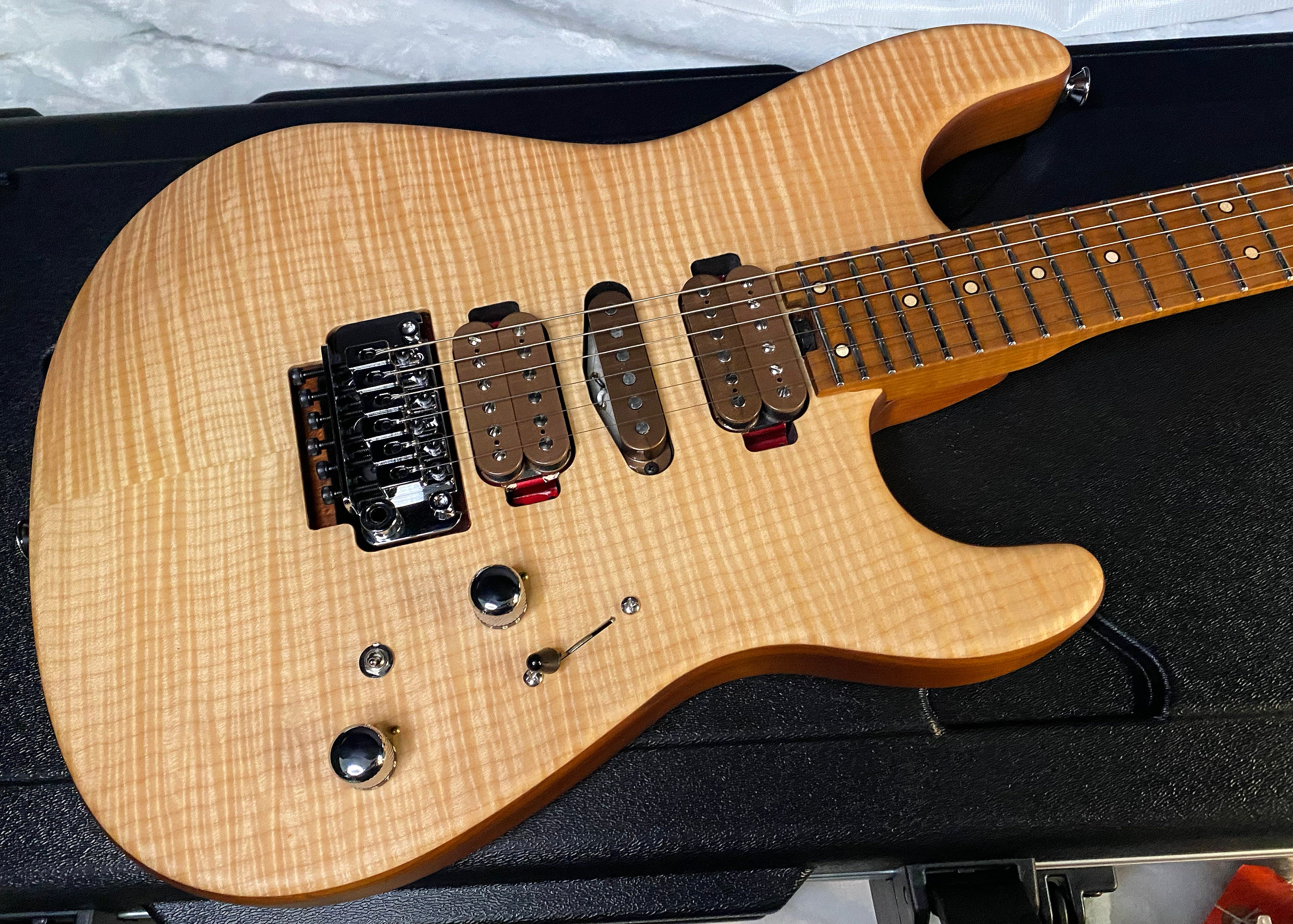 Charvel Guthrie Govan USA Signature HSH Flame Maple Top - Authorized Dealer - Only 7.4lbs - G01459 - BLEM SAVE BIG!