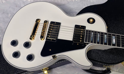 NEW! Gibson Les Paul Custom - Alpine White - Ebony Board - Authorized Dealer - 10.65lbs - G06422
