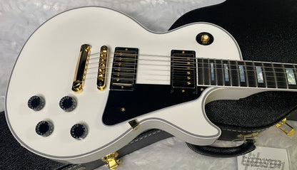 NEW! Gibson Les Paul Custom - Alpine White - Ebony Board - Authorized Dealer - 10.65lbs - G06422