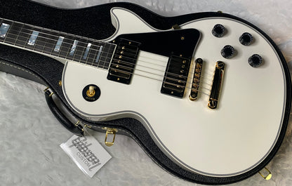 NEW! Gibson Les Paul Custom - Alpine White - Ebony Board - Authorized Dealer - 10.65lbs - G06422