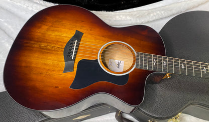NEW! Taylor 224ce-K DLX Grand Auditorium Acoustic-Electric Guitar - Tobacco - 4.65lbs - Authorized Dealer - G06213