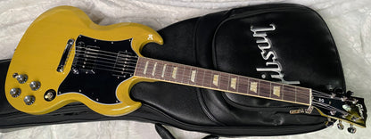 NEW ! Gibson SG Standard TV Yellow Finish - Original Gibson Leather Gig Bag - Authorized Dealer - Only 6.8 lbs - G07276
