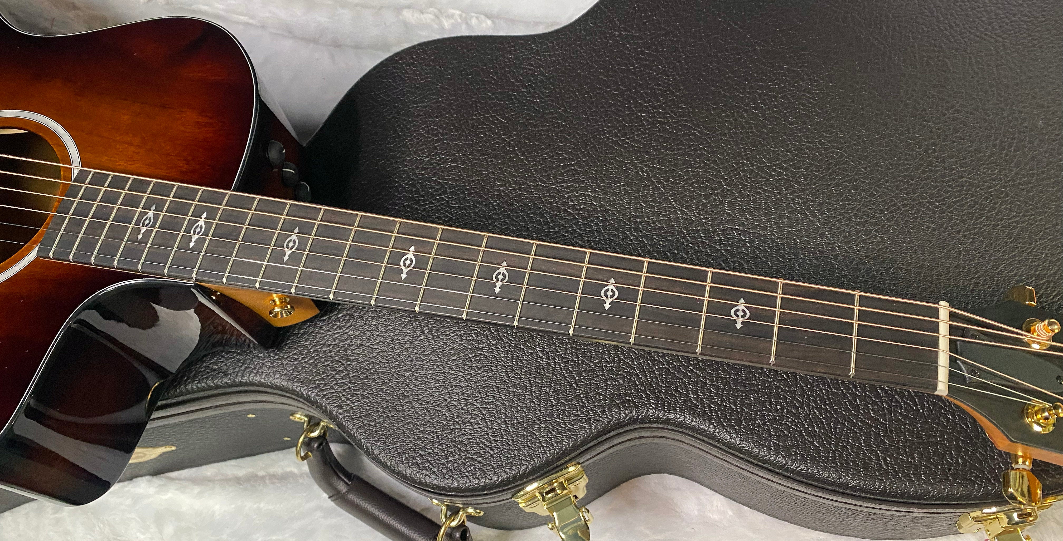 NEW! Taylor 224ce-K DLX Grand Auditorium Acoustic-Electric Guitar - Tobacco - 4.65lbs - Authorized Dealer - G06213
