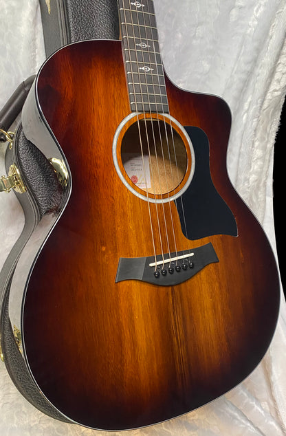 NEW! Taylor 224ce-K DLX Grand Auditorium Acoustic-Electric Guitar - Tobacco - 4.65lbs - Authorized Dealer - G06213