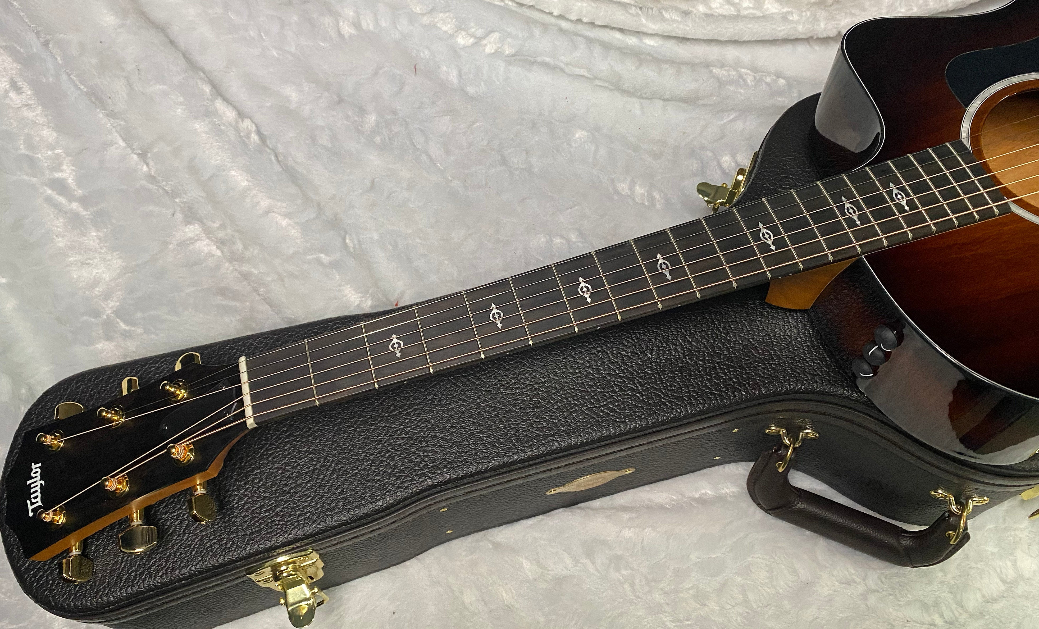 NEW! Taylor 224ce-K DLX Grand Auditorium Acoustic-Electric Guitar - Tobacco - 4.65lbs - Authorized Dealer - G06213